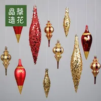 Jinghua Artificial Flower Painted Christmas Ball Shaped Christmas Balls Christmas Decoration  Tree Decoration