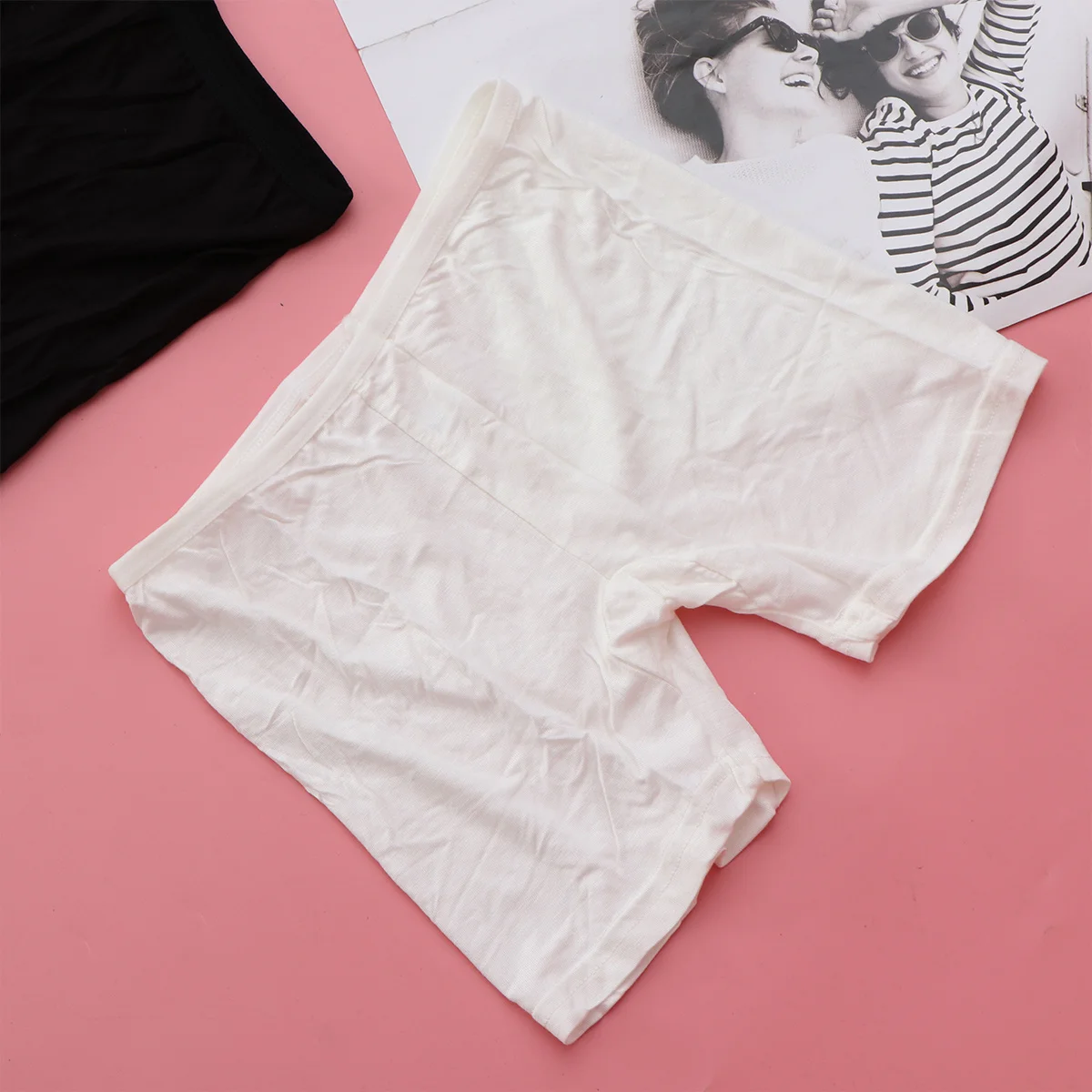

2pcs High Waist Anti-Shift Short Leggings Breathable Comfortable Safety Pants For Women Summer Skirt Dress Underskirt Shorts Ice