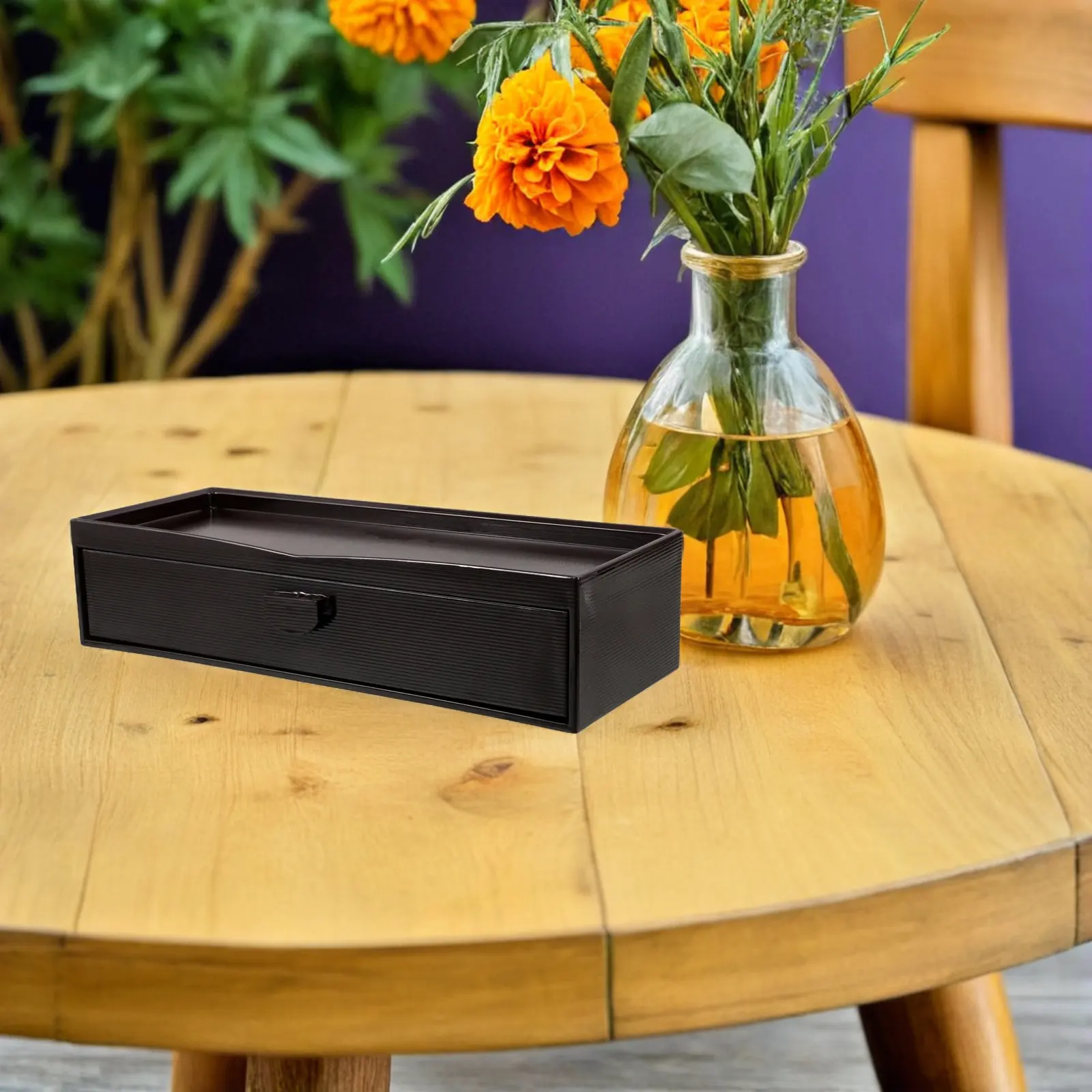 Organizador de Palillos Japonés, Caja de Almacenamiento de Cubiertos Estilo Cajón para Restaurantes de Sushi, Porta Cucharas, Organizador de Utensilios de Cocina