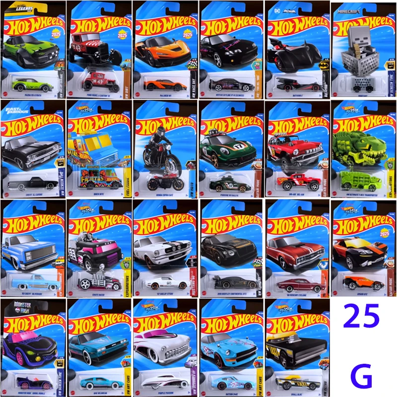 Coche Hot Wheels genuino 1/64 2025G Mazda Mx5 Miata Dmc Delorean Datsun 240z Diecast Voiture modelo juguetes para niños colección regalo