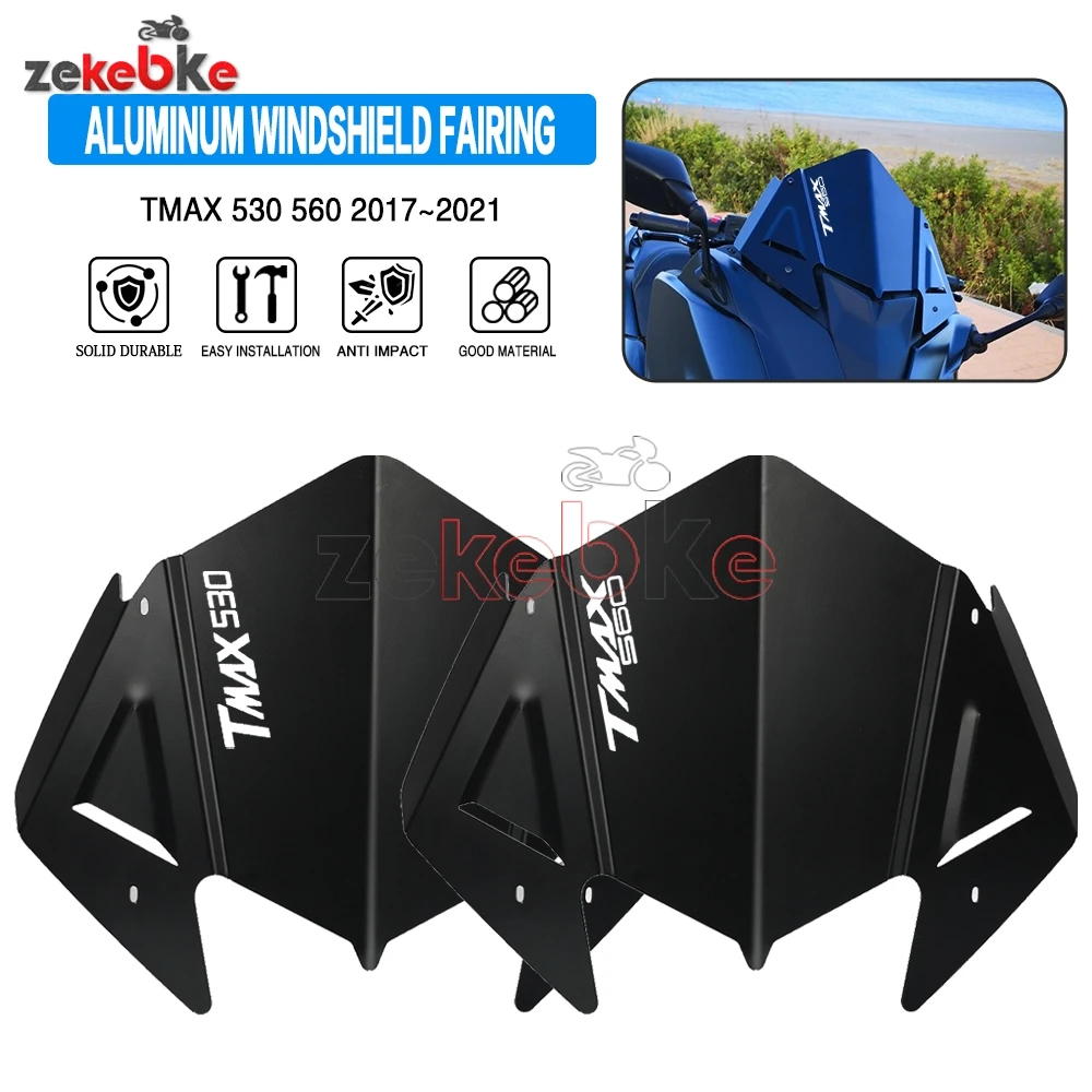

TMAX 530/560 Motorcycle Sport Screen Windshield Deflector Windscreen Airflow Wind For Yamaha Tmax560 2020-2021 TMAX530 2017-2019