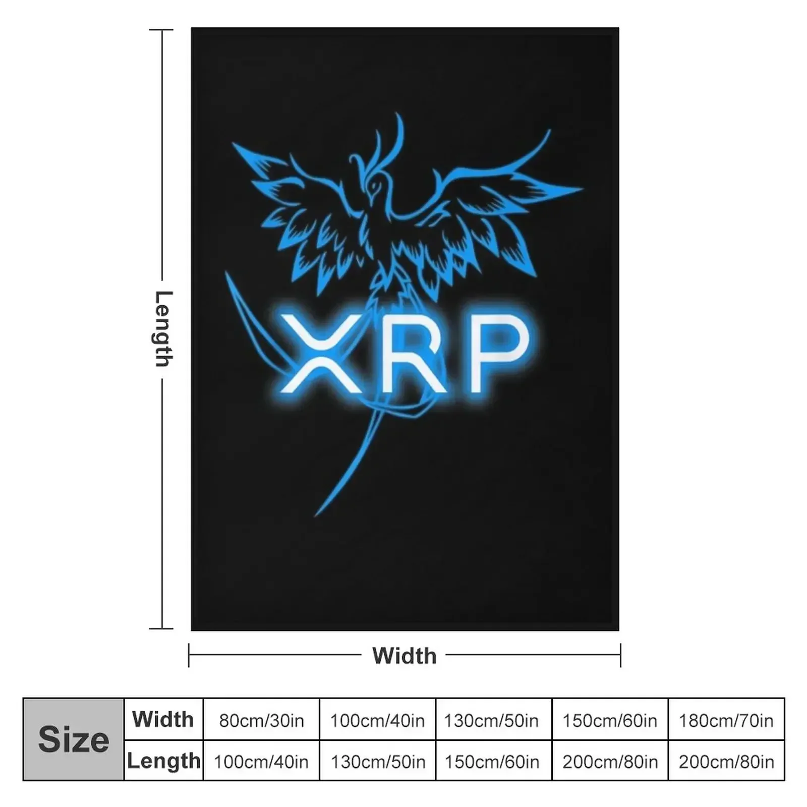 XRP cryptocurrency - XRP Throw Blanket warm winter Blankets For Baby Thermals For Travel Soft Beds Blankets