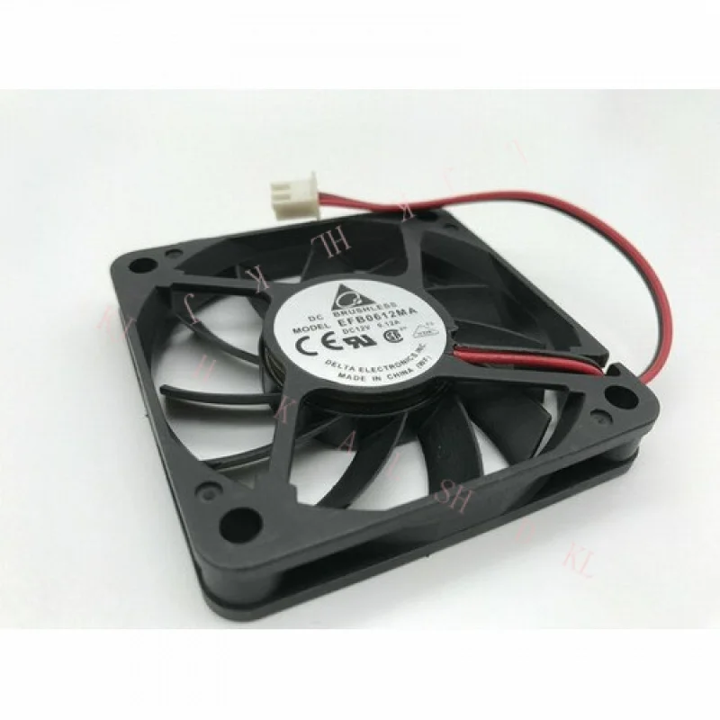

N for Delta EFB0612MA DC12V 0.12A 6CM 6010 super durable double ball cooling fan