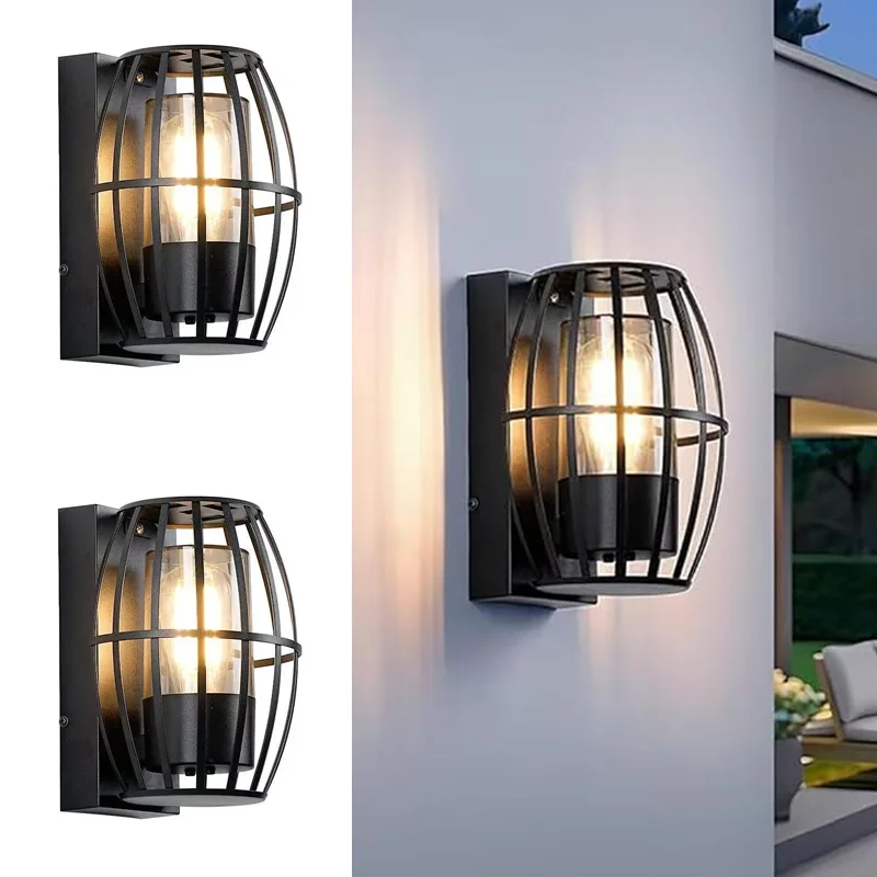 

E27 Wall Lamp Outdoor IP65 Waterproof Wall Light Modern Simple Aluminum Wall Lamps Room decoration Wall lights No Bulbs home