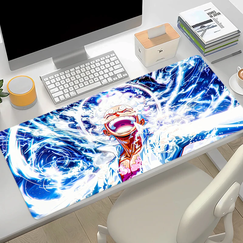Mouse Pad Thousand Sunny Luffy Zoro Robin Nami Mousepad Computer Keyboard Pad Anime O-One Piece Gaming Accessories XL Desk Mat