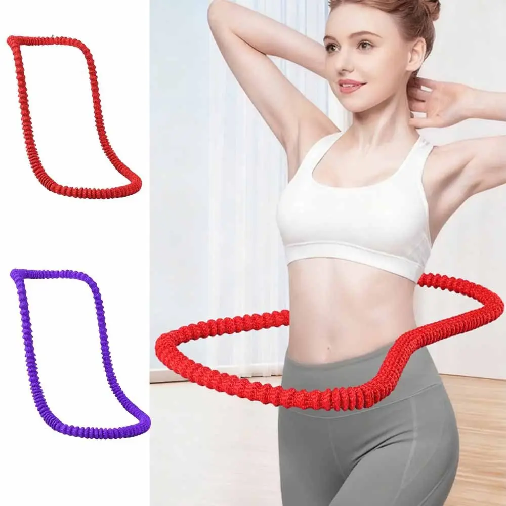 

Waist Slimming Fat Burning Sports Hoop Foldable Low Noise Yoga Fitness Hoops Durable Slimming Belly Abdominal Hoop Core Workout