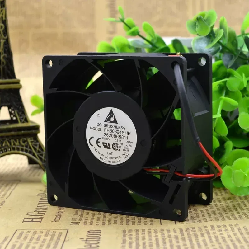 For Toshiba Elevator Accessories 8CM Inverter Fan CV330A FFB0824SHE DC24V