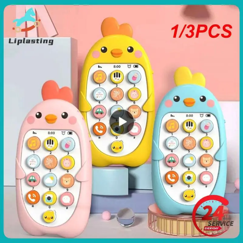 

1/3PCS Baby Phone Toy Mobile Telephone Early Educational Learning Machine Kids Gifts Music Sound Machine Electronic Newborn Babi