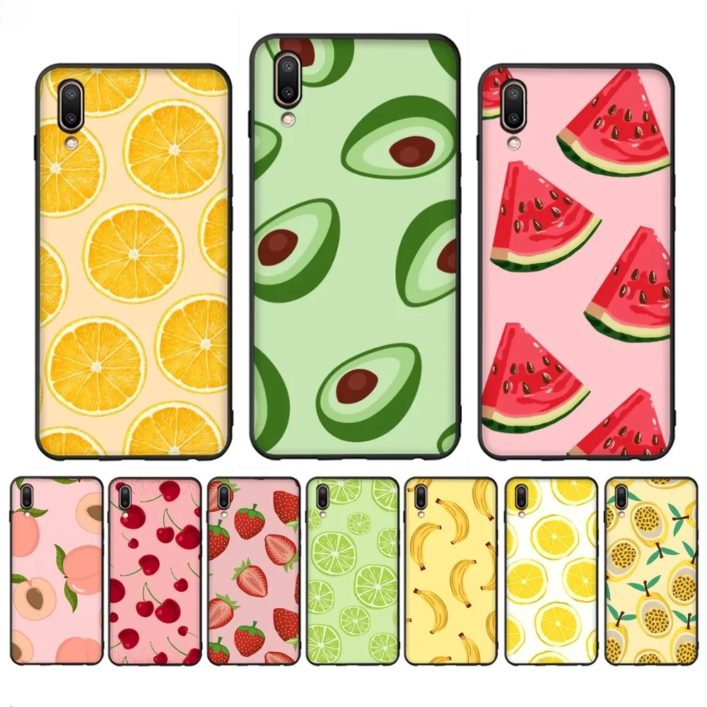 Fruit Lemon Cherry Phone Case For Redmi Note 4 X 5 A 6 7 8 T 9 9S 10 11 11S 11Epro Poco M3 Pro