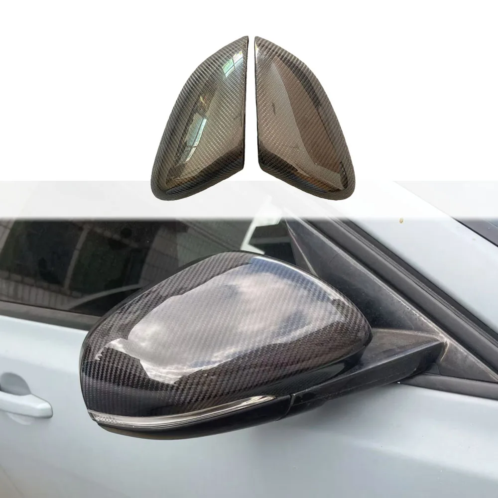

Carbon Fiber Side Mirror Covers Fit for Jaguar XE XF XJ XK Rearview Mirror Shells Exterior Body Kit TuningAccessorie