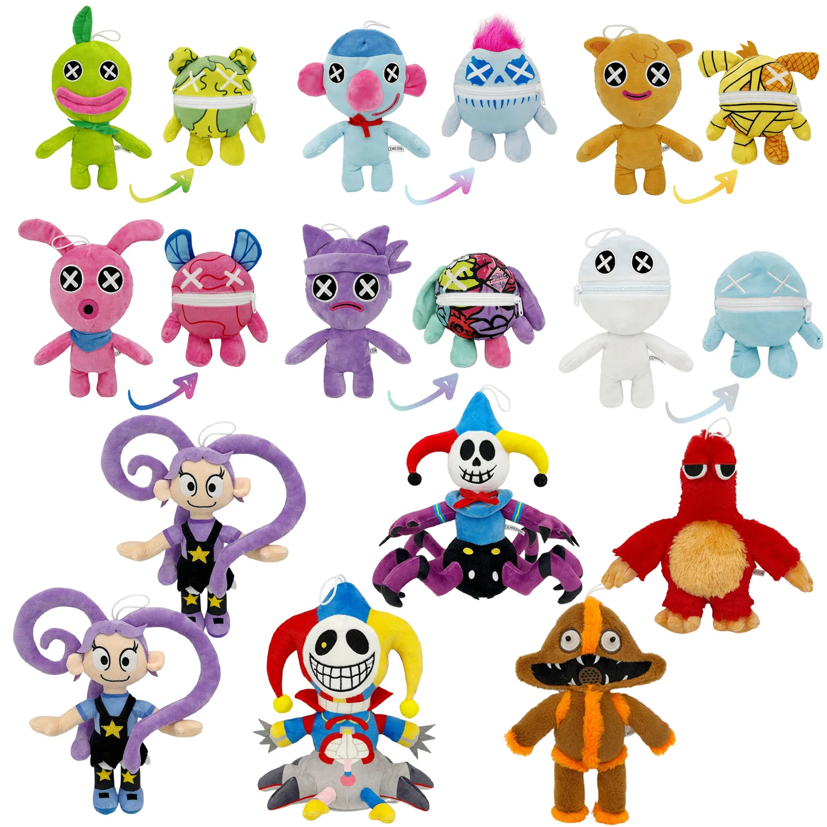 

2026 Hot In Stock Prototype Horror Game 5 Giblet Chum Chompkins Plush Doll Cute Anime Peripherals Toy Birthday Christmas Gift