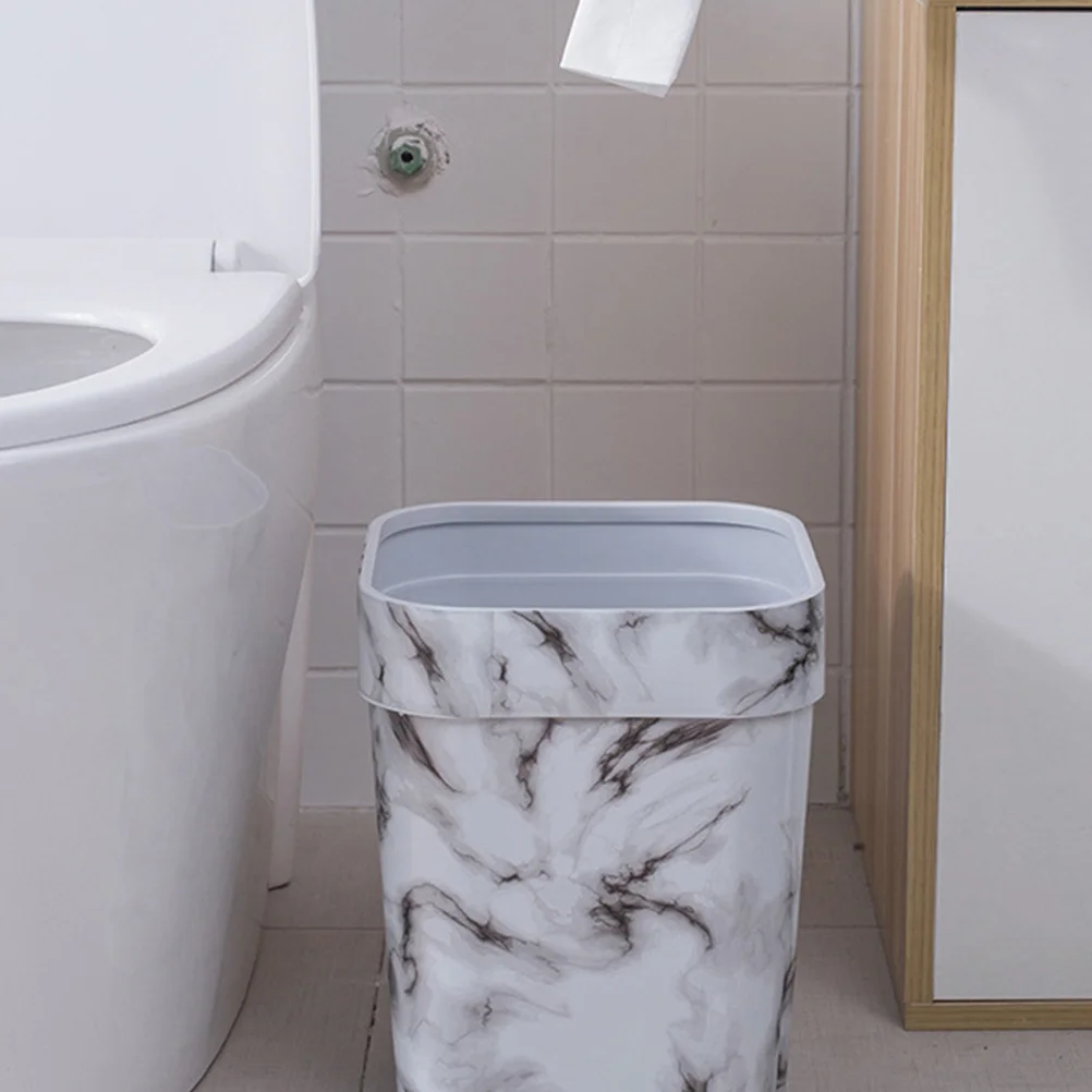 

1Pcs Creative Trash Container Uncovered Waste Can Keep Your Room Tidy and Organized Plastic Trash Can Simple Waste Bin