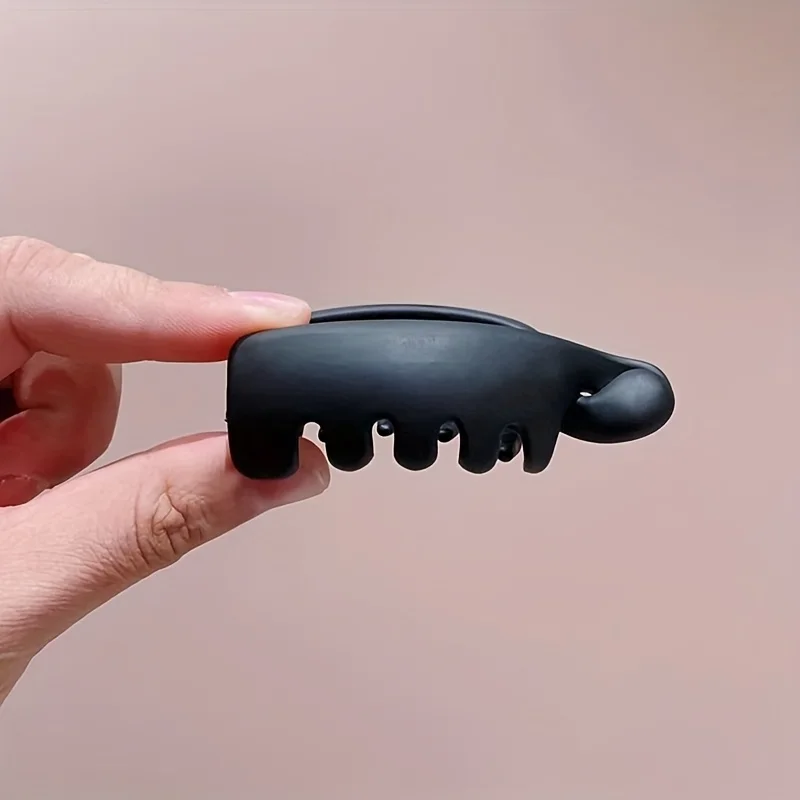 Rutschfeste Bananen-Haarspangen für Damen (4 Stück), schädigen das Haar nicht. Stilvolle Haarspangen, perfekt für alltägliche, niedliche Frisuren – Detail 4