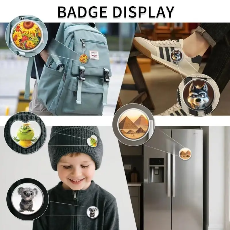 Maszyna 3in1 Manual Kidge Badge For rzemieślnicza plamka Magnes