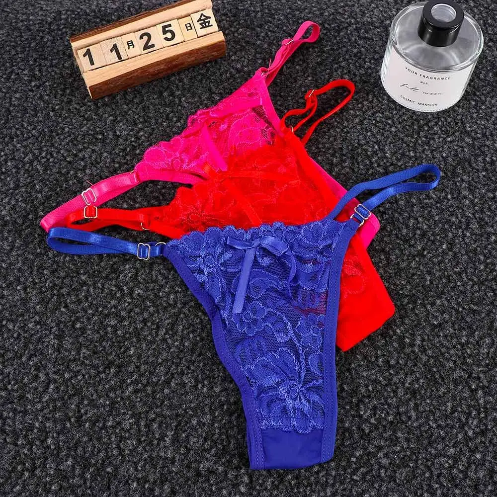 

Women Thong Thongs Sexy Low Intimates Lace Lingerie Underwear Panties