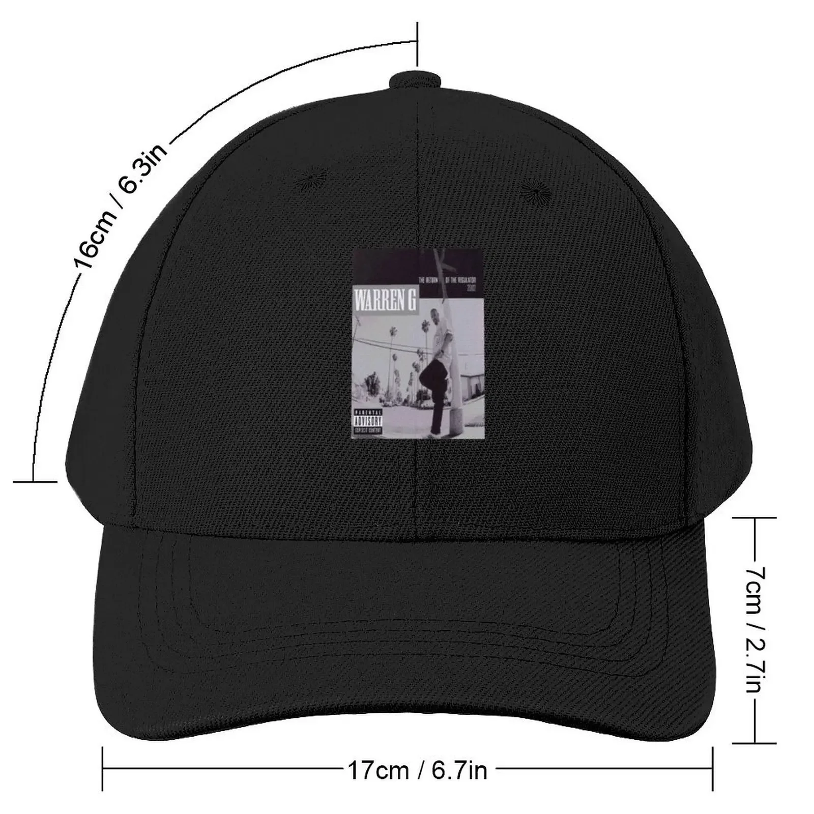 Warren G _Return of the Regulator_ Design Baseball Cap Trucker Cap Golf Brand Man cap Women Men's