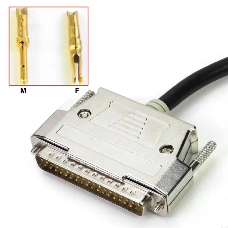 D5BB الصلبة DB37 كابل DB37 كابل نقل الإشارة المعلبة النحاس النوى 37Pin كابل