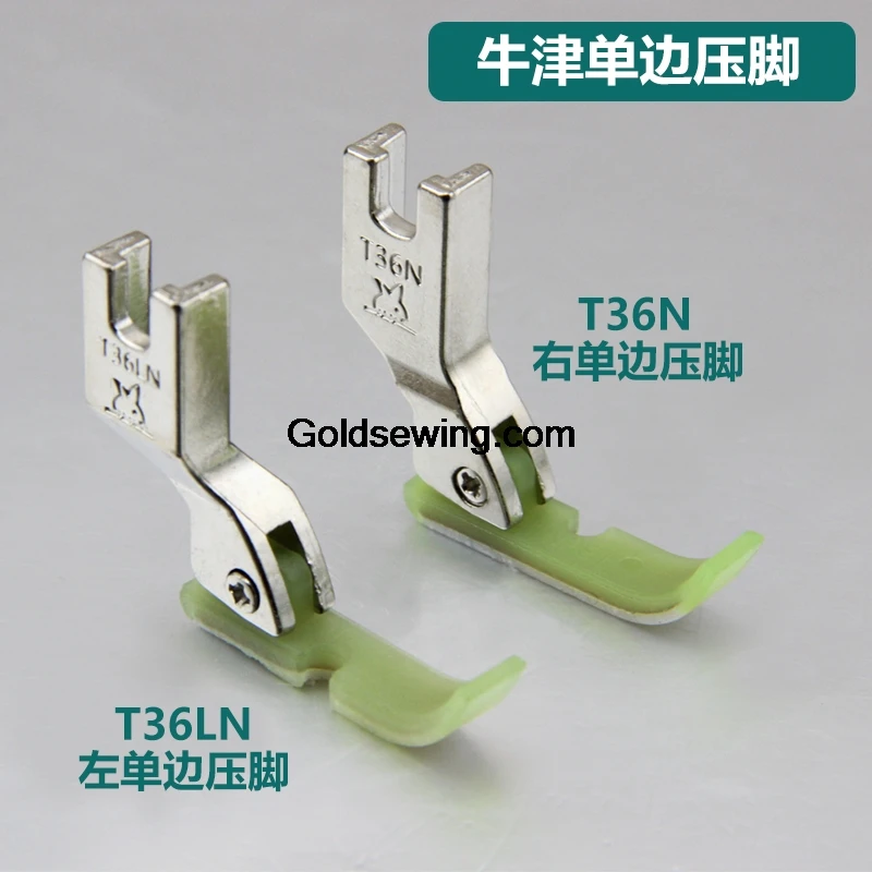 10PCS T36LN T36N Presser Foot Left and Right Half Side Installing Zipper Foot Plastic Single Side Presser Foot Lockstitch Sewing