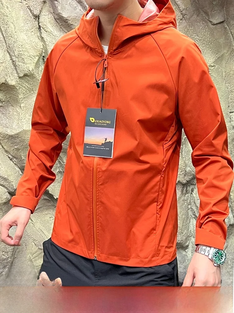 

3D Tailored Outdoor Sportswear Hooded Jaet Men Women Casual Faion Windproof Polyester Fabric Stand Fit Spring Autumn