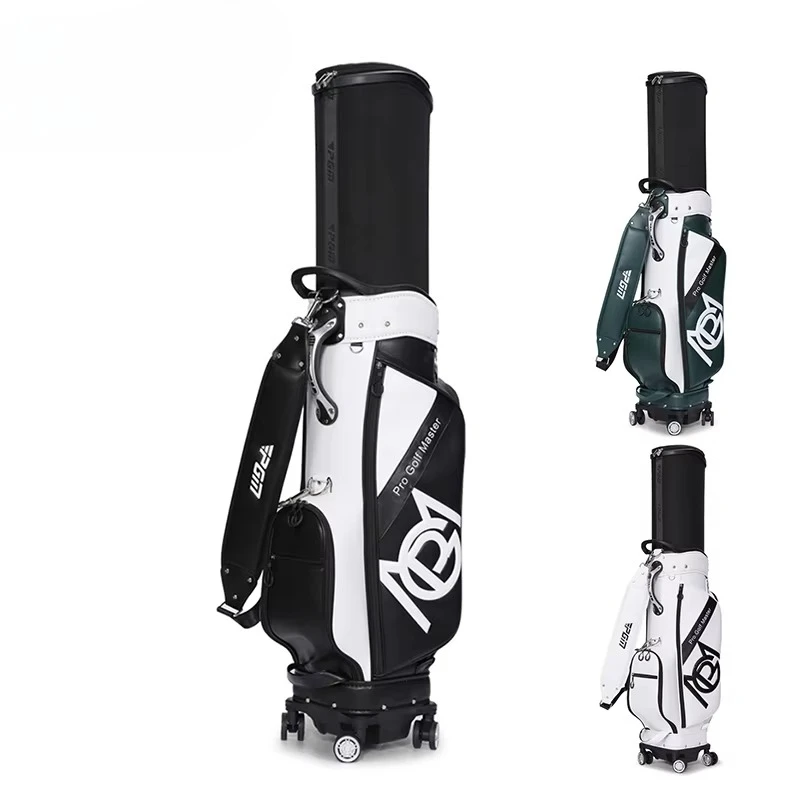 Custom Men's Golf Bag Waterproof Travel Hard Case with 4 Wheels and Telescopic Shaft Golfbags