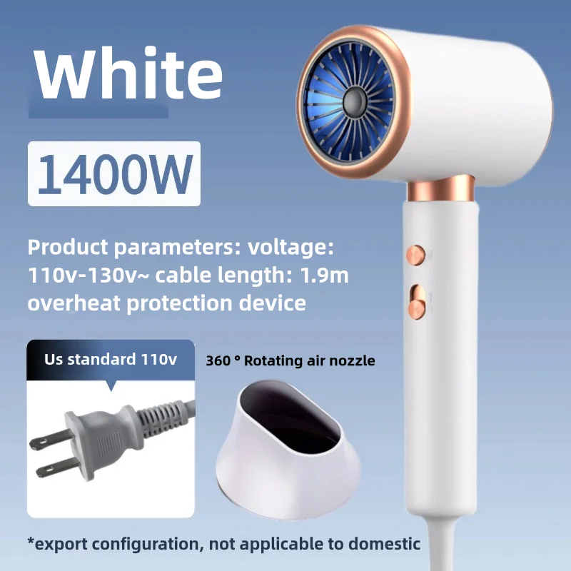 Hair Dryer High-Speed Electric Turbine Airflow Low Noise Constant Temperature And Quick Drying Suitable For Home Salons