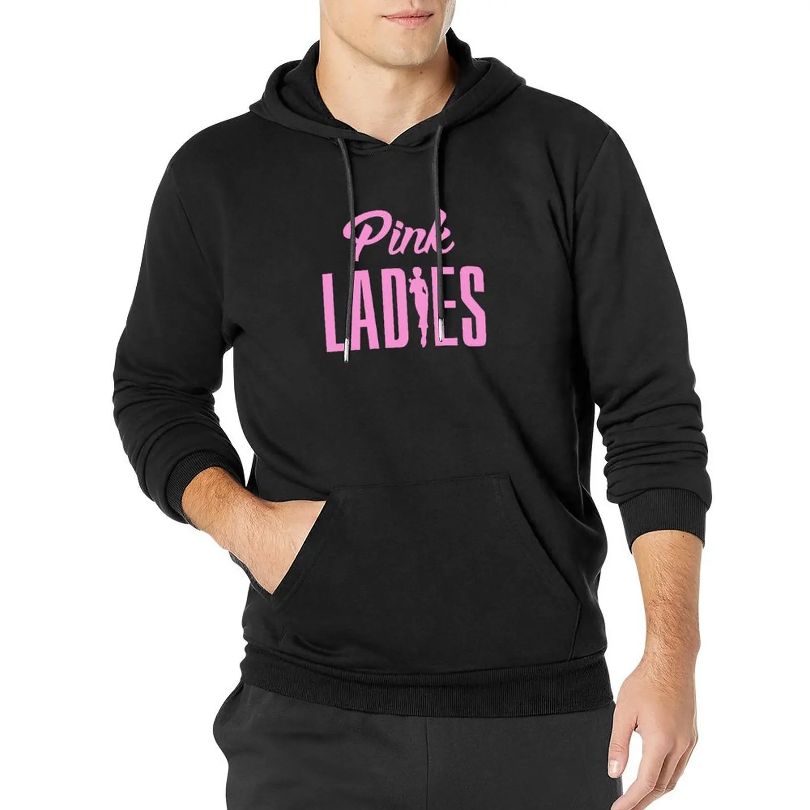 

Pink Ladies Pullover Hoodie mens designer clothes streetwear men hoody