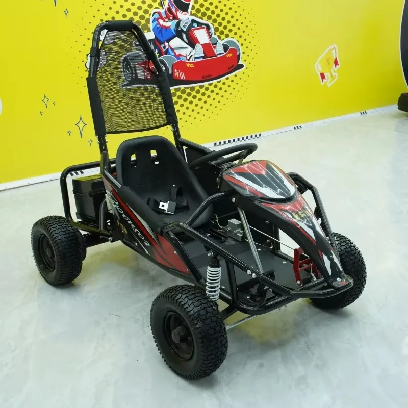 Go Kart 48V 20Ah Hydraulic Disc Brake Customizable for Children 500W Electric Off-Road Outdoor Karting Child