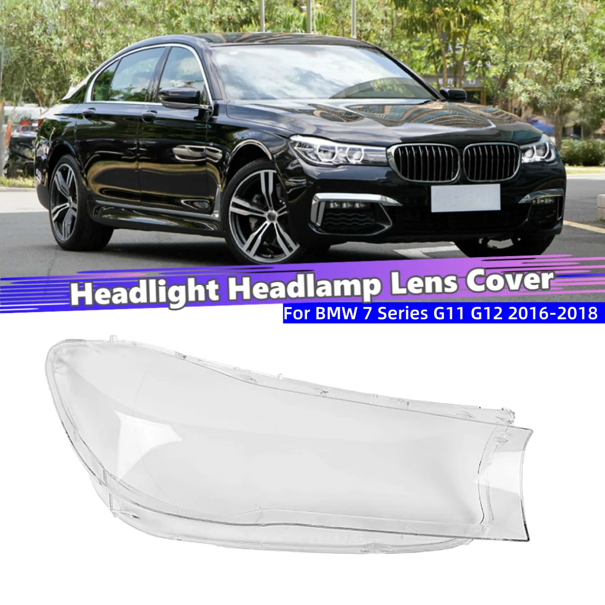 For BMW 7 Series G11 G12 730 740 760 2016 2017 2018 Car Acccessories Polycarbonate High Gloss Fully Transparent Protective Case