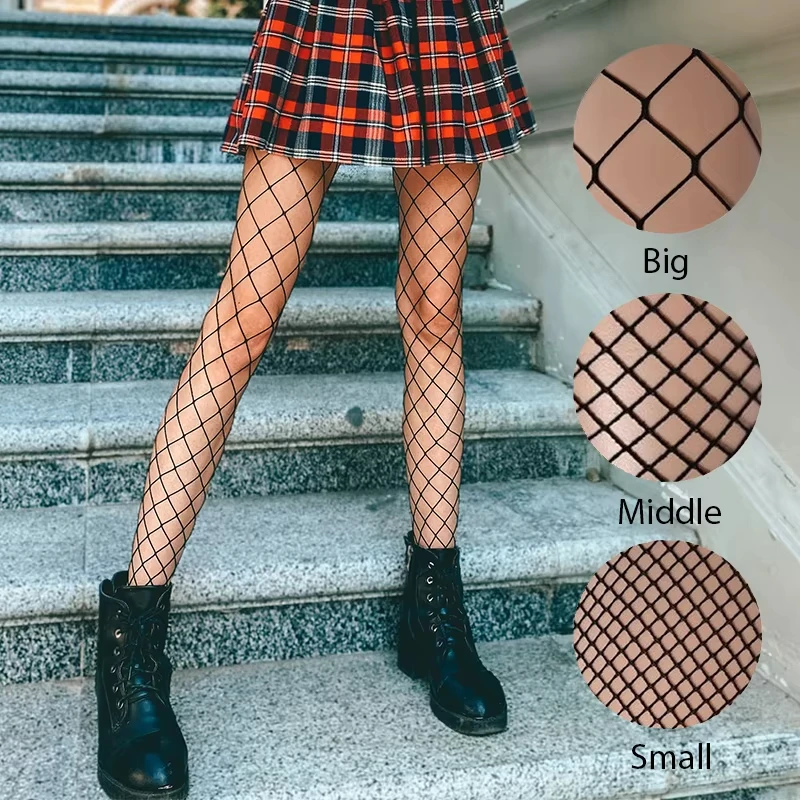 Damen Sexy Netzstrumpfhose aus Nylon, lange Bodystockings mit Jacquard-Muster, modische Naht-Strumpfhose, schwarze Damen-Dessous