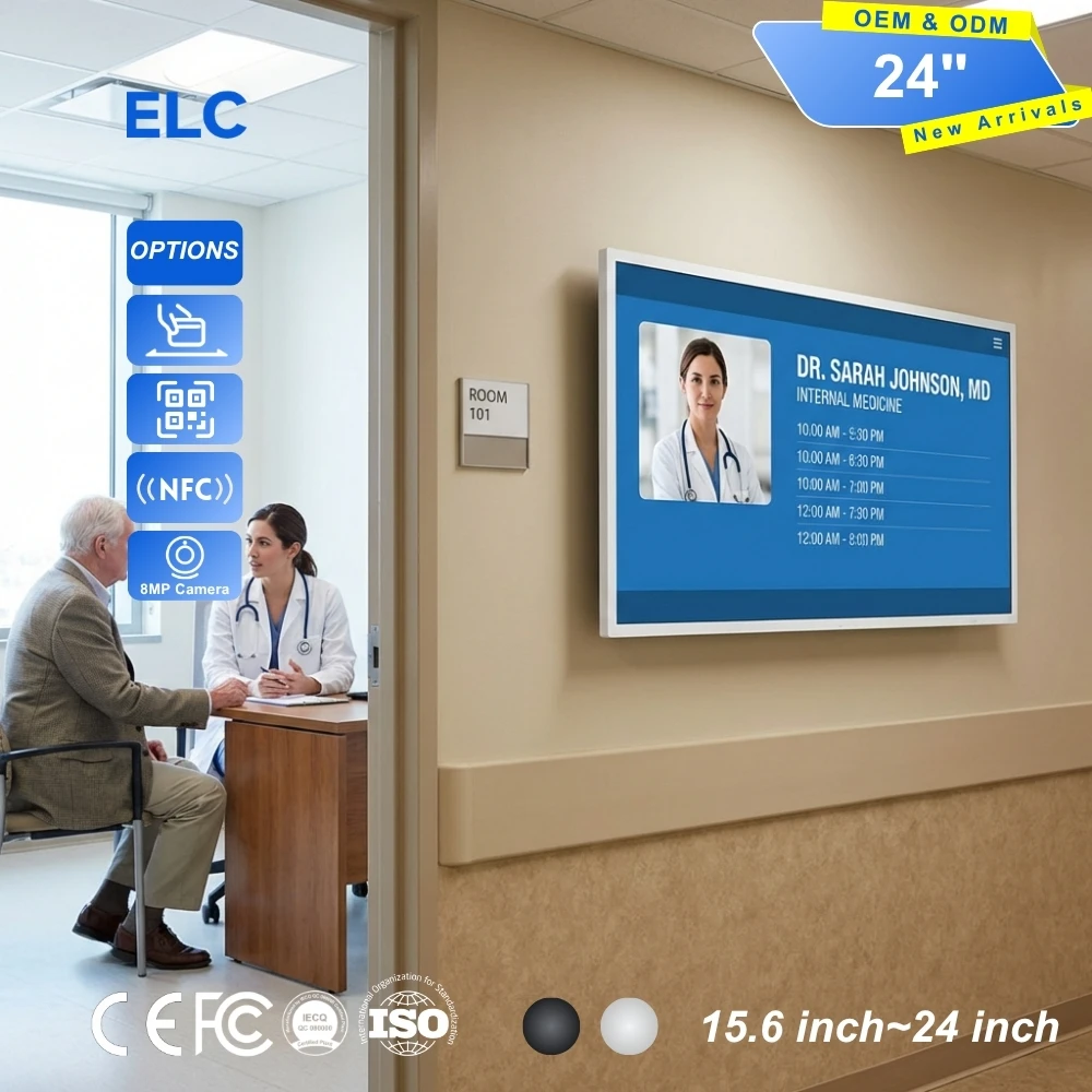 24 Inch CE Certified Medical Grade Touch Screen Monitor For Modern Hospital Infrastructure Supporting Windows Android OS Linux