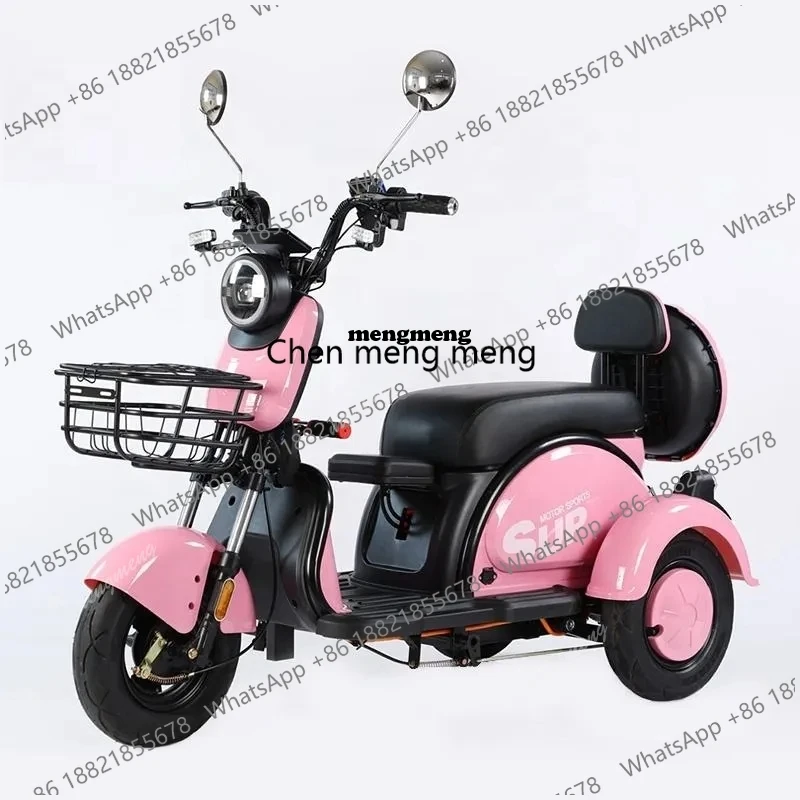 A61 Adult Male and Female Electric Tricycle  Battery  Motor Electric Motor Tricycle