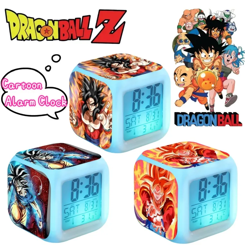

Dragon Ball Kame Sennin Son Goku мультфильм милый будильник студенческий ночник часы спальня прикроватные украшения подарок