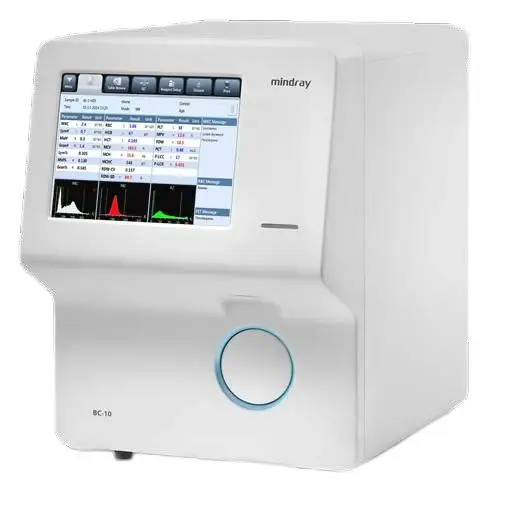 New Auto Hematology Analyzer 3-Diff Mindray BC10 CBC+3-Diff Blood Cell Counter 3-Part Automated Hematology Analyzer Mindray BC10