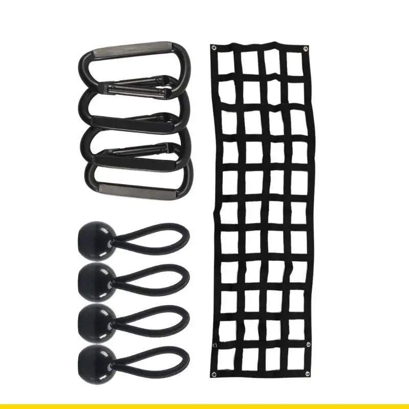 شبكة الباب الخلفي SZCH لسرير الشاحنة الصغيرة، شبكة الباب الخلفي شديدة التحمل، عالمية 60 × 18 بوصة