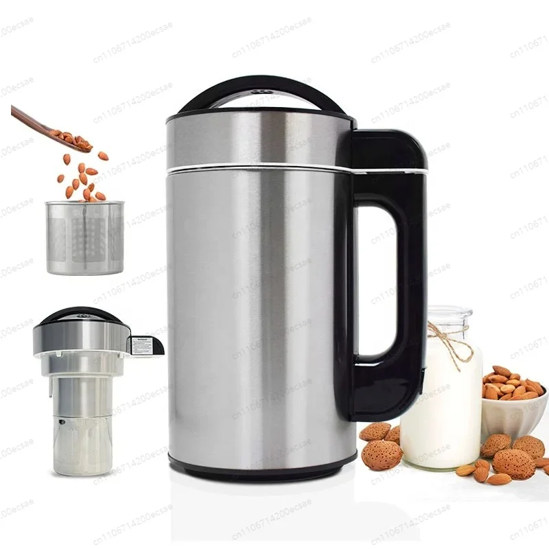 Multifunctional Nut Milk Maker with Filter Automatic Almond Soymilk Maker, Mixer with Self-Cleaning Function