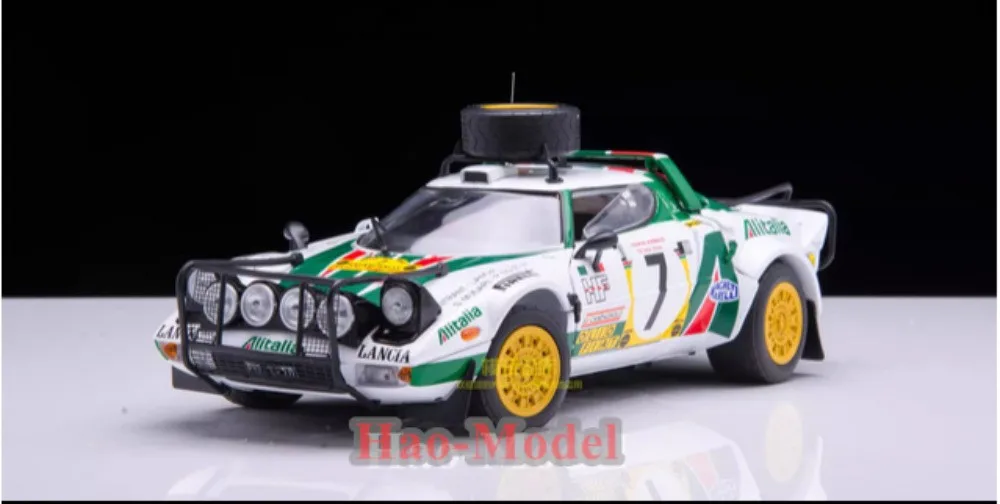 

Модель автомобиля NOREV 1/18 Lancia Stratos HF WRC, литая под давлением, из сплава, подарки на день рождения, белый цвет, 7 штук. #