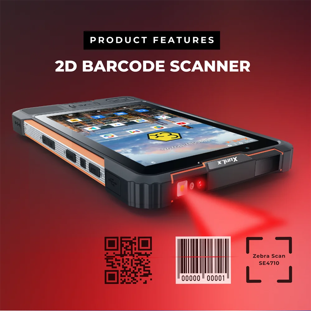 

Zone 1 Computer Nfc Rfid Rugged Tablet Pc Industrial Android 12 Intrinsically Safe Rugged Tablet With 2D Barcode Scanner
