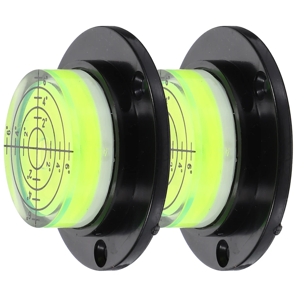2pcs 50X9mm Base Compact Mini Bubble Level Horizontal Measuring Instrument Small Leveler Tool High Accuracy Spirit Level