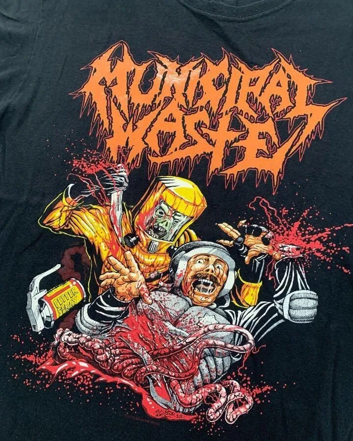 Municipal Waste Punk Band Album Shirt Unisex Short Sleeve Tee PP1489