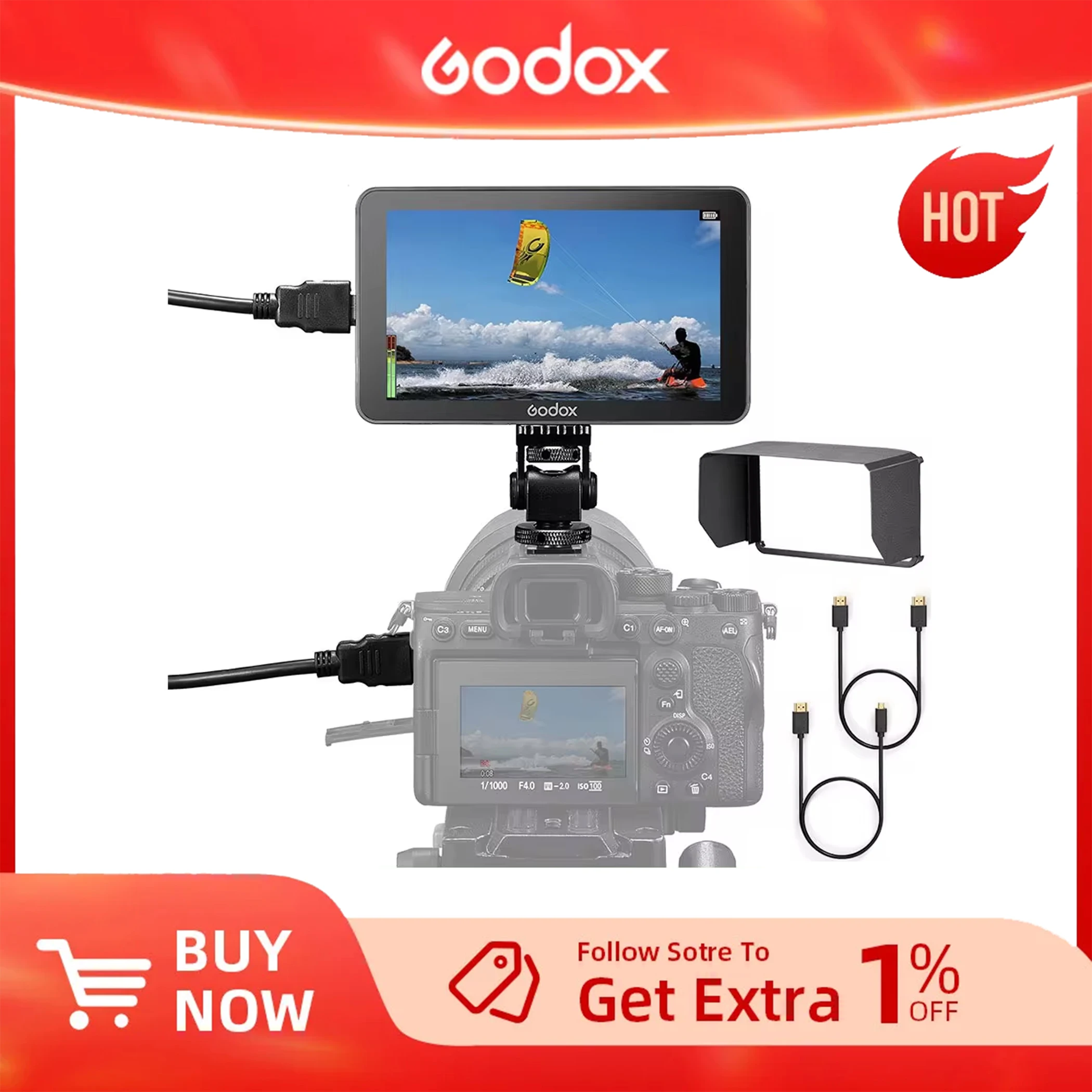 Godox GM6S 5.5-Inch… - image