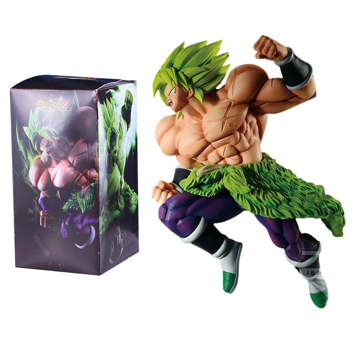 Dragon Ball Z Broly Figure Movable Super Saiyan 3 Son Goku Anime Action Figure Collection Doll Figurine 21cm Model Toys Model