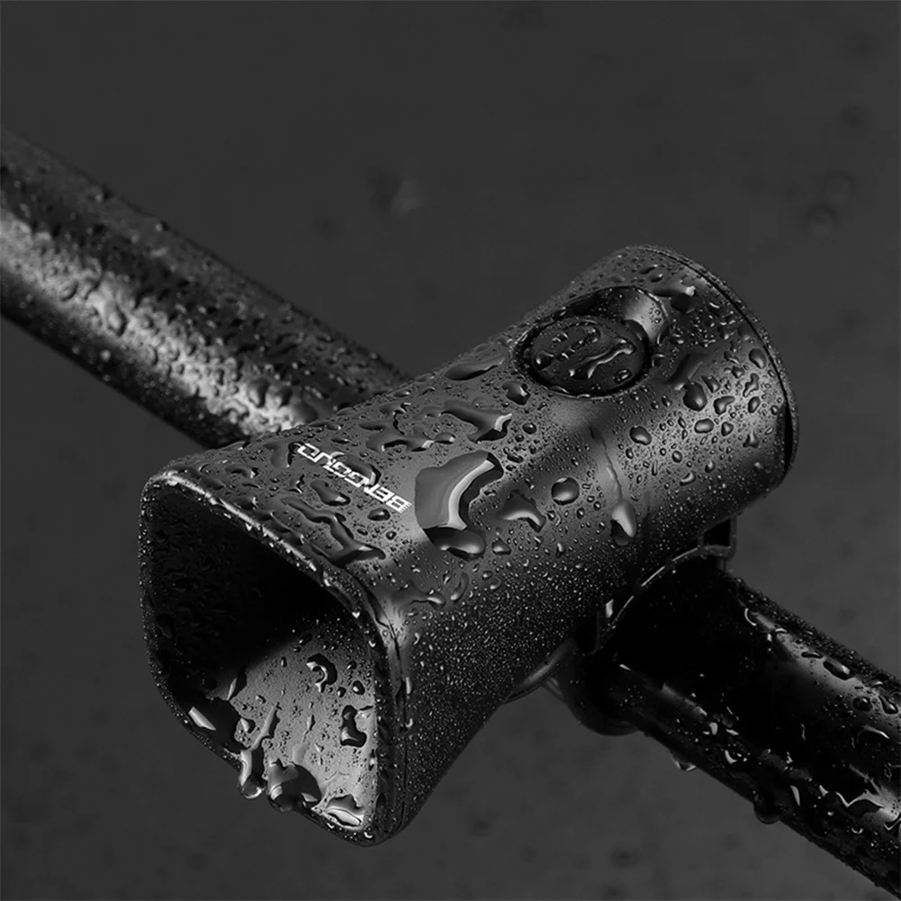 Elektronische Fahrradklingel, 120 dB, Fahrradhupe, lauter Fahrradlenker, Alarmring, 5 Klangmodi, Radfahren, Roller, Fahrradzubehör