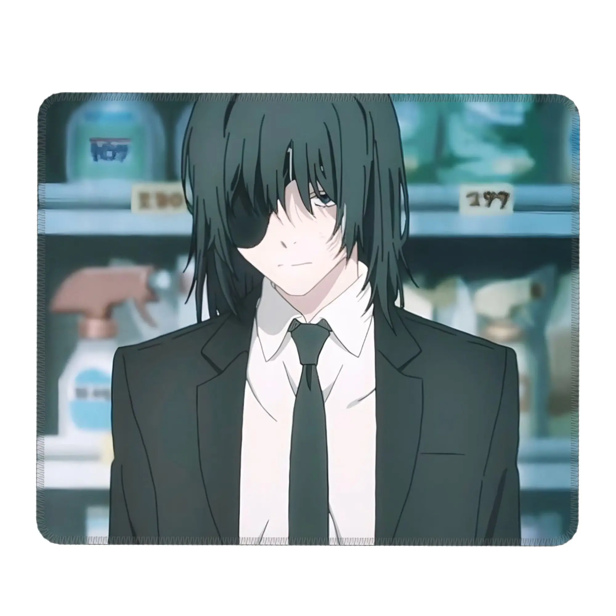 Himeno Anime Chainsaw Man Mouse Pad Computer Keyboard Mouse Mat Gamer PC Laptop Desk Mat Office Accessories Table Mats