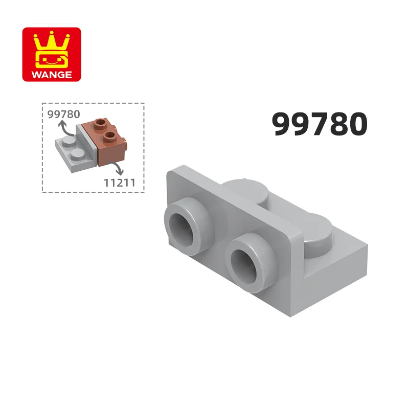 

WANGE 99780 100 г/186 шт. кронштейн 1 x 2-1 x 2 перевернутый строительный блок Moc цвет, совместимый с кирпичом DIY детская игрушка в сборе