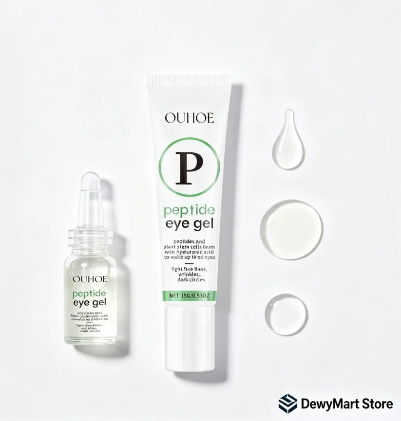 OUHOE Peptide Eye Gel, Firming & Lifting Eye Care, Moisturizing and Tender Eye Cream