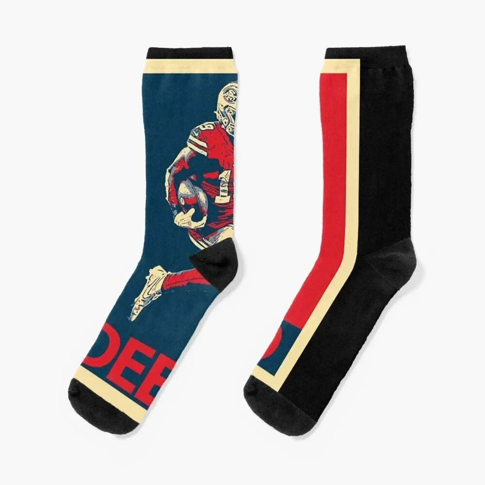 

deebo samuel artwork Essential Socks custom sport New year's Socks Girl Men's