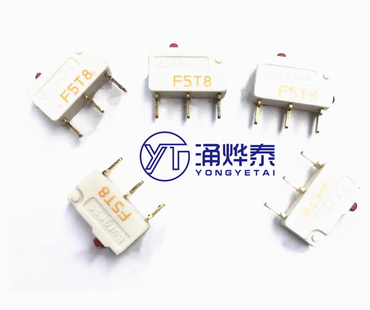 

YYT Vertical 3-pin small F5T8 micro switch medical instrument reset button red dot