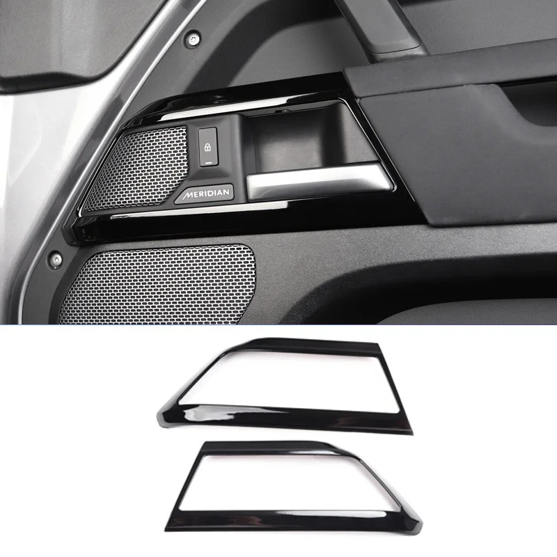 

be suitable for Land Rover New Defender door handle frame switch decorative stickers interior patch frame accessories