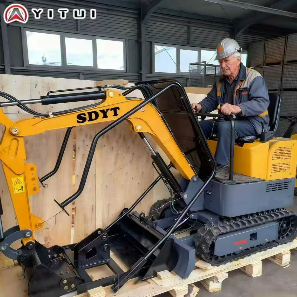 

Hot Sale Compact 1.2 Ton Mini Excavator Hydraulic Digger for Home Garden & Small Construction Fast Delivery Euro 5 Customized