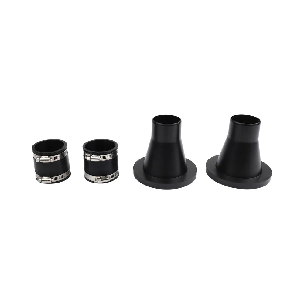 2 inch and 12 inch Magnetic Dust Collection Fittings with Receiver and Rubber Connector Components for Dust Extraction Use